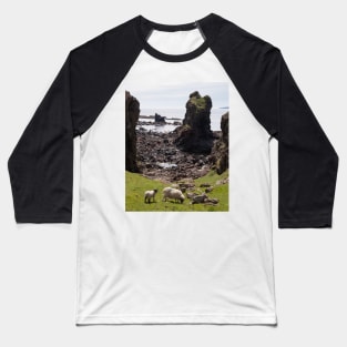 Sheep at Rubh' a' Chaoil Baseball T-Shirt